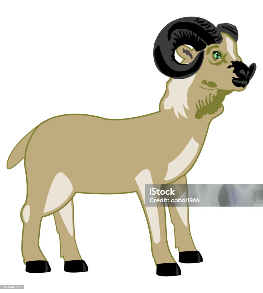 Animale de munte sawhorse - vector de stoc Animal fără redevențe Animale de munte sawhorse - vector de stoc Animal fără redevențe