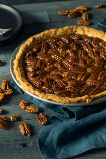 istock Sweet Homemade Crunchy Pecan Pie 858445678