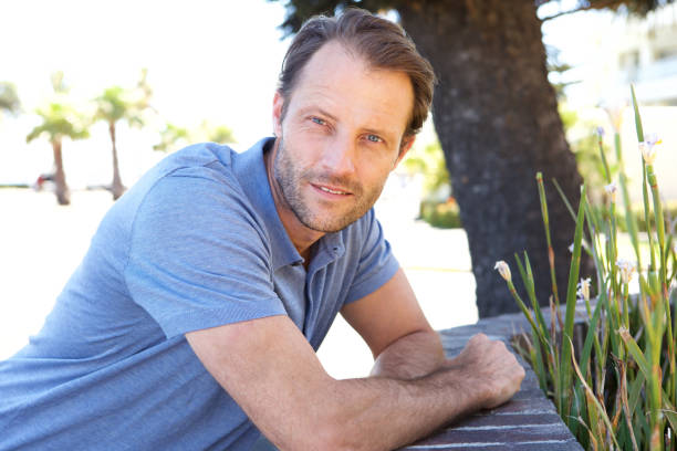istock Close up cool older guy outdoors 858449300