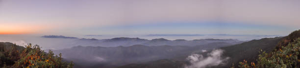 istock panorama of mountain with smoky 858455384