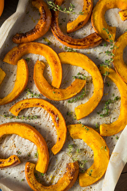istock Sweet Homemade Roasted Pumpkin Slices 858458298