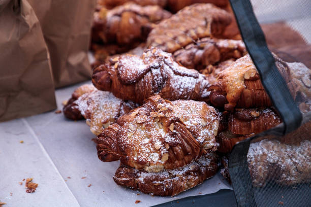 istock French Almond croissant baked fresh 858468868