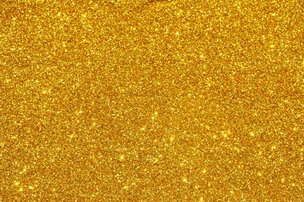 Golden glitter texture background stock photo