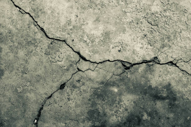 istock Concrete crack texture background, vintage cement floor. 858472660