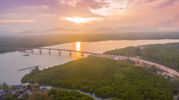 istock sunrise above Siri Lanta bridge 858472870