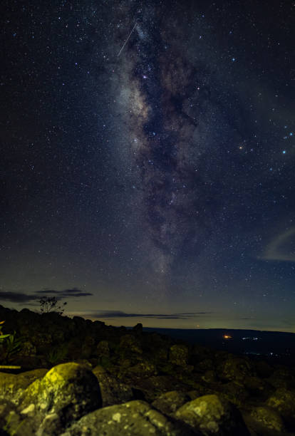 istock milky way galaxy, Long exposure photograph, with grain. 858475746