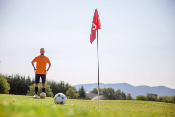 FootGolf Athlete preparing for Shot