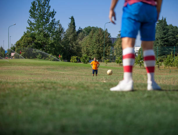 istock Two FootGolf Players during The Game 858486642