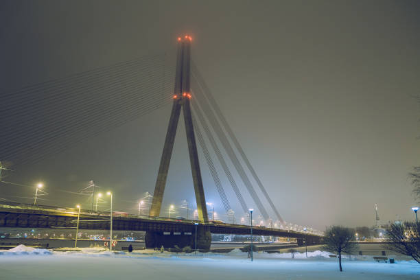 istock Latvia, Riga, old town center, bridge and architecture. 2010 858498822