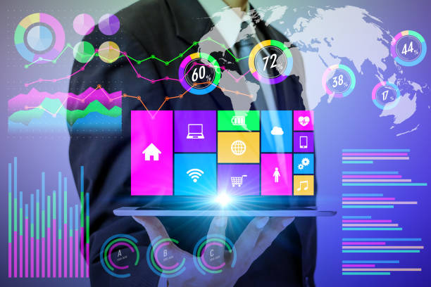 istock business person and information technology concept. abstract mixed media. 858499286