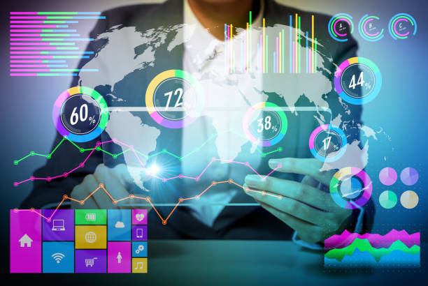 istock business person and information technology concept. peerless office. abstract mixed media. 858499724