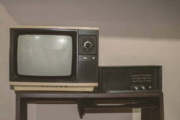 istock Vintage - old retro tv and radio 858522162
