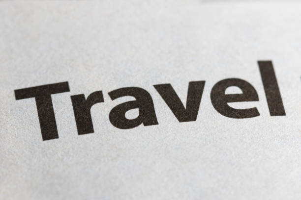 istock Travel word on paper background 858526104