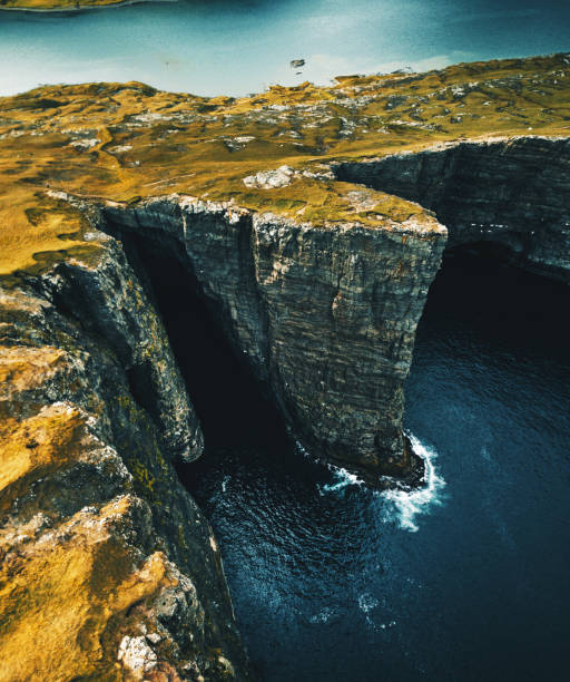 istock rocky cliffs at the faroe islands 858526754