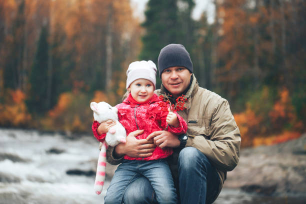 istock Child Girl with Father 858526794