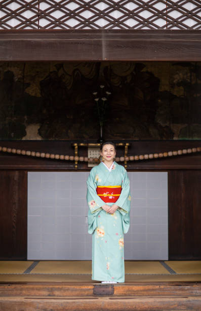 istock Kimono lady at Hyakumanben Chionji Temple 858534110