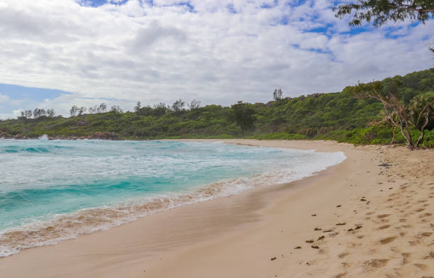 istock Anse Cocos beach at La Digue island. Indian ocean. Seychelles 858537704