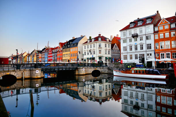 Sunrise in Nyhavn, Copenhagen