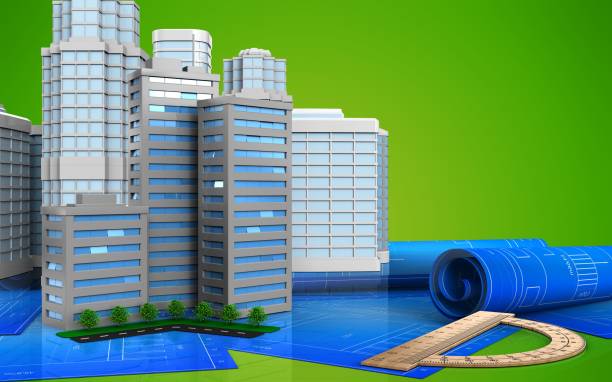 istock 3d of living quarter 858545998
