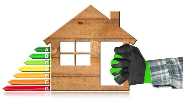 istock Energy Efficiency - Wooden House 858556934