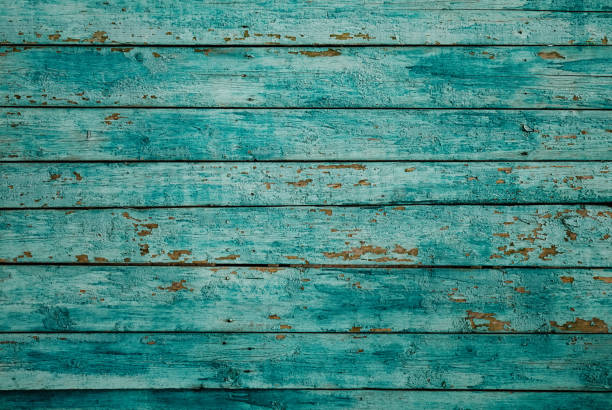 istock Vintage wood background with peeling paint. 858560896