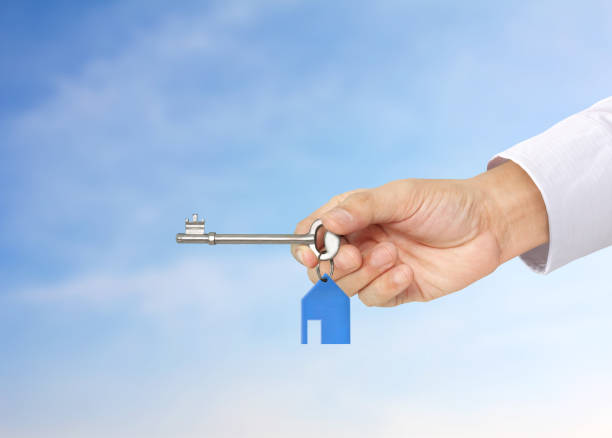 istock Investment concept ,House key in hand 858565764