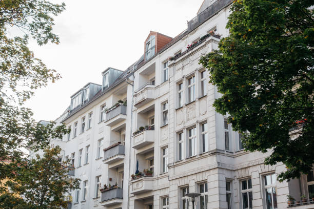 istock typical white houses at prenzlauer berg, berlin 858565806