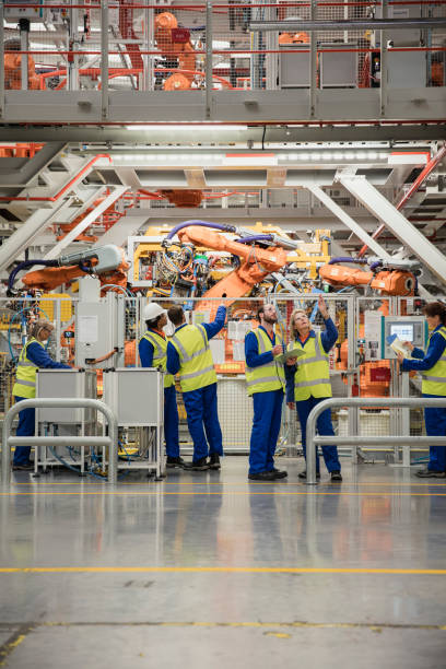 Group of Factory Workers