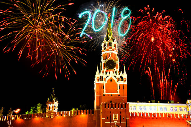 istock New year 2018 fireworks over Moscow 858569156