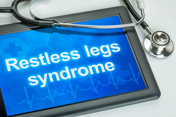 istock Tablet with the diagnosis Restless legs syndrome on the display 858579288