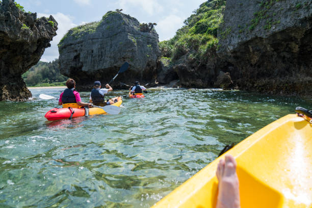 istock Sea kayaking in Okinawa 858584360