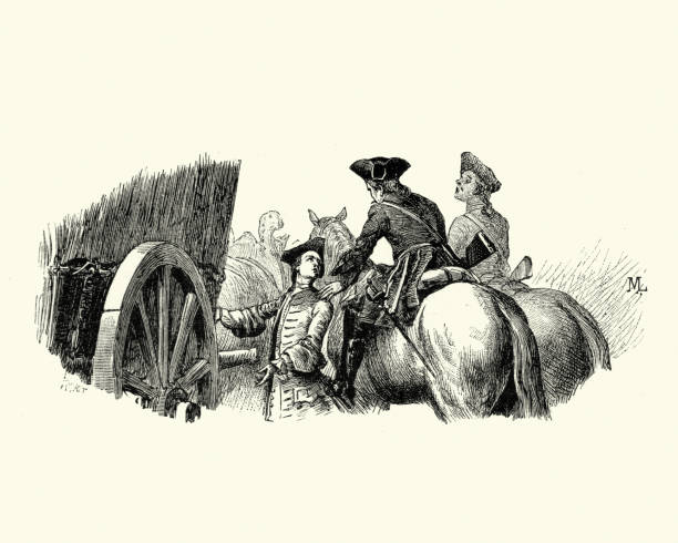 Manon Lescaut - soldier interrogating wagon driver 18th Century