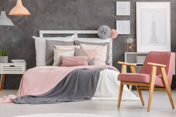 istock Lovely girls bedroom 858602962