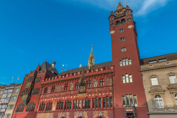 istock Old town hall of Basel Switzerland 858610766