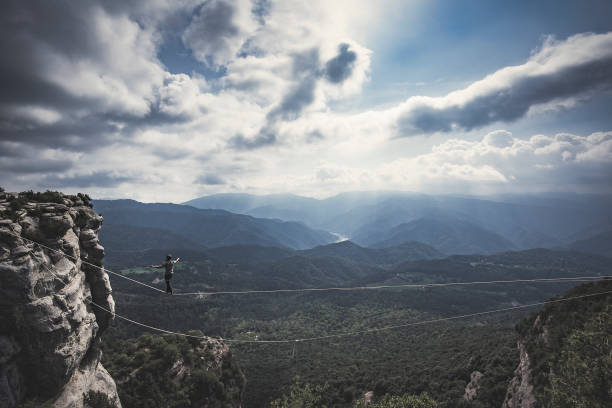 istock Highliner in Tavertet Catalonia 858623114