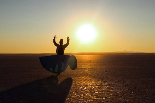 istock Dancing with the sunset...Salt Lake, Turkey 858623480