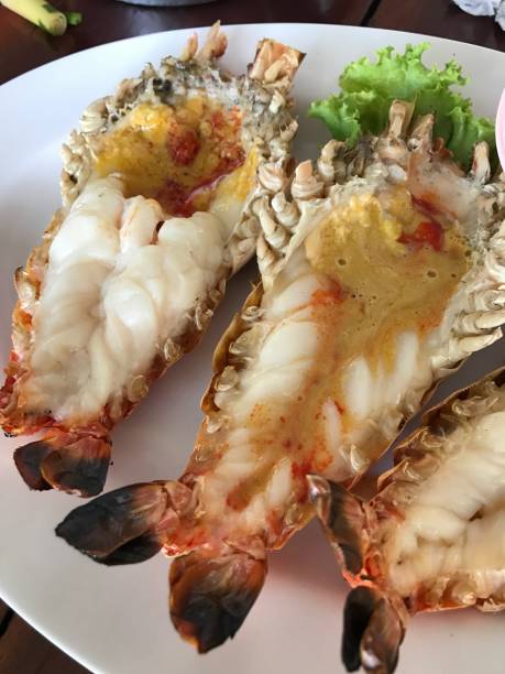istock A dish of roasted river prawn. 858634528