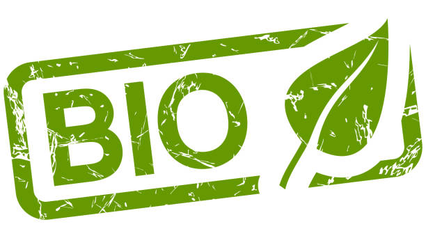 green stamp with text BIO grunge stamp with frame colored green and text BIO persistent organic pollutants stock illustrations