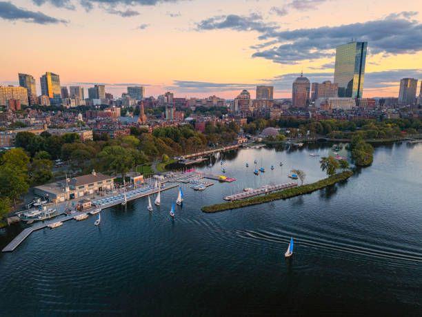 istock Back Bay Boston in Massachusetts, USA, 858638808