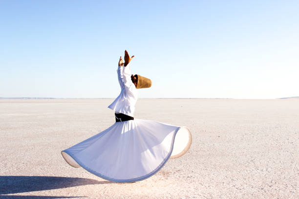 istock Pray of a dervish...Salt Lake, Turkey 858647562