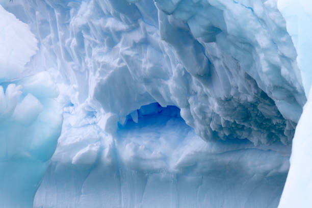 istock Ice inside an icecave of an iceberg 858650410