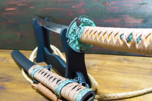 istock Katana samurai sword. Honor of the samurai. 858650564