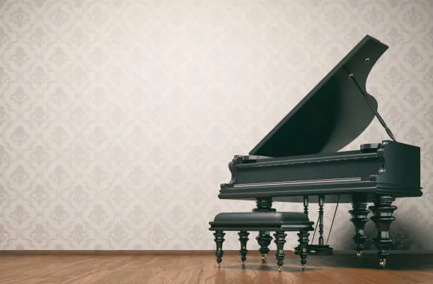 Photo of Vintage room with a piano