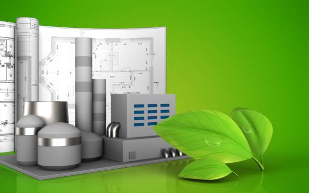 istock 3d of factory 858654980
