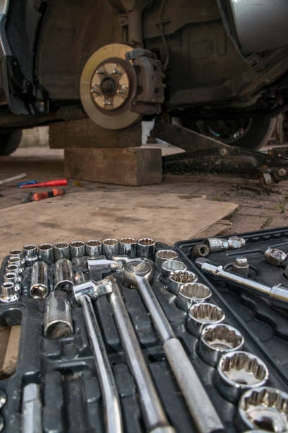 istock A set of tools leading to a car being repaired 858655270