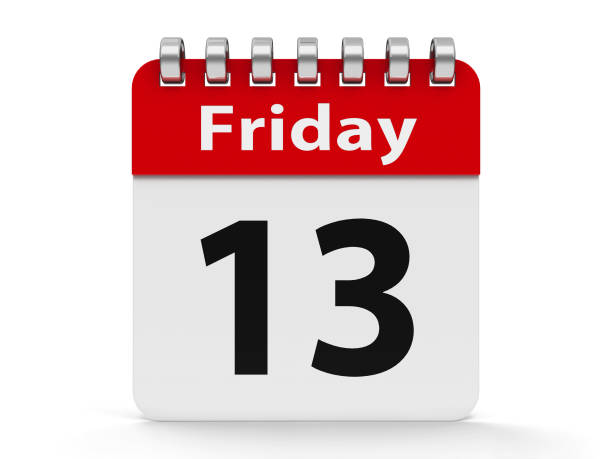 Icon calendar spiral 13th Friday