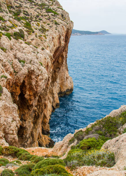 istock Amazing huge cliff over the blue sea. 858663712