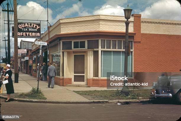 Lincoln Boulevard Van Buren Av Los Angeles 1953 Stock Photo - Download Image Now