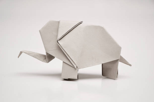 istock The elephant origami 858674348