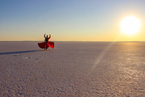 istock Whirling dervish at the Salt Lake 858678666